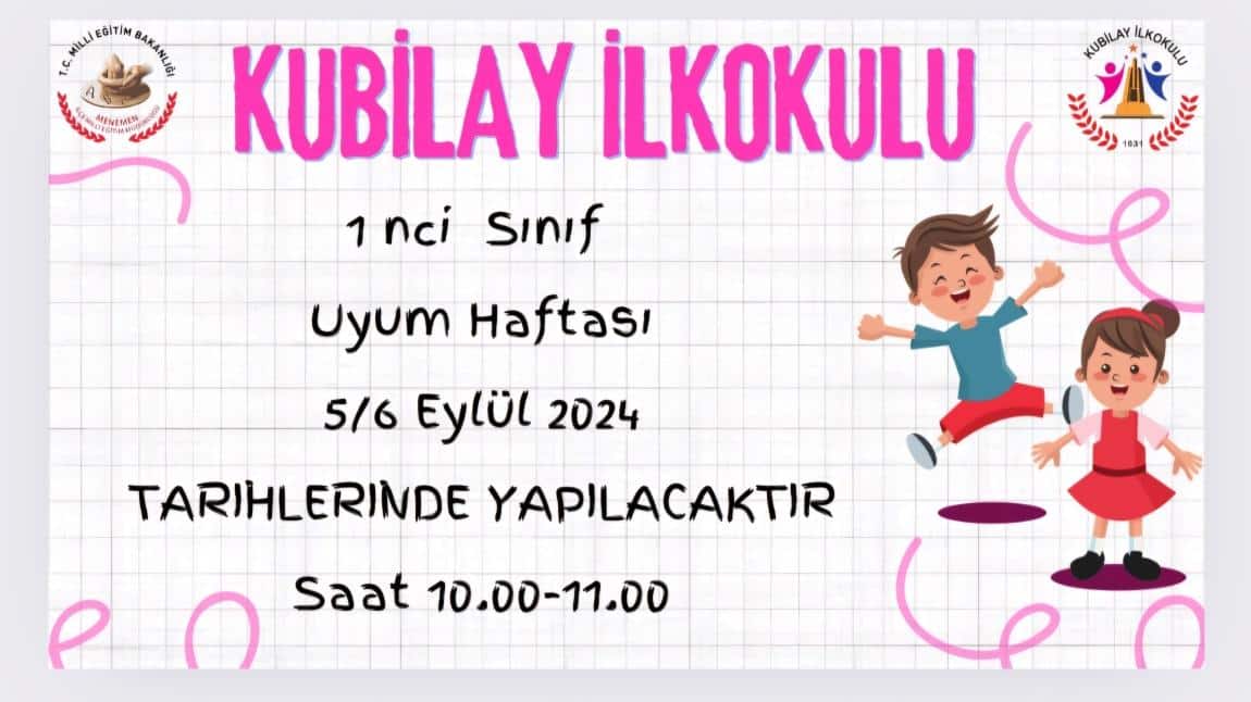 1nci SINIF UYUM HAFTASI 